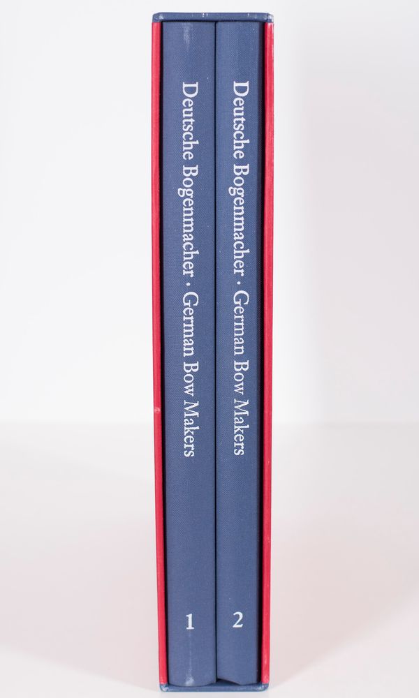 Deutsche Bogenmacher, German bow makers, Volume 1 and 2 by Klaus Grünke, C. Hans-Karl Schmidt, Wolfgang Zunterer