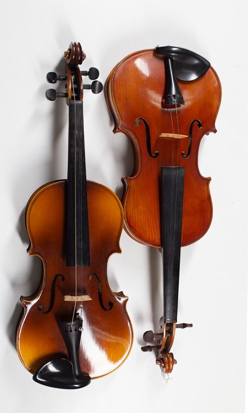 Two violins