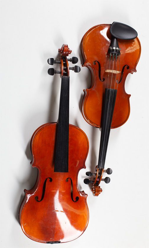 Two violins