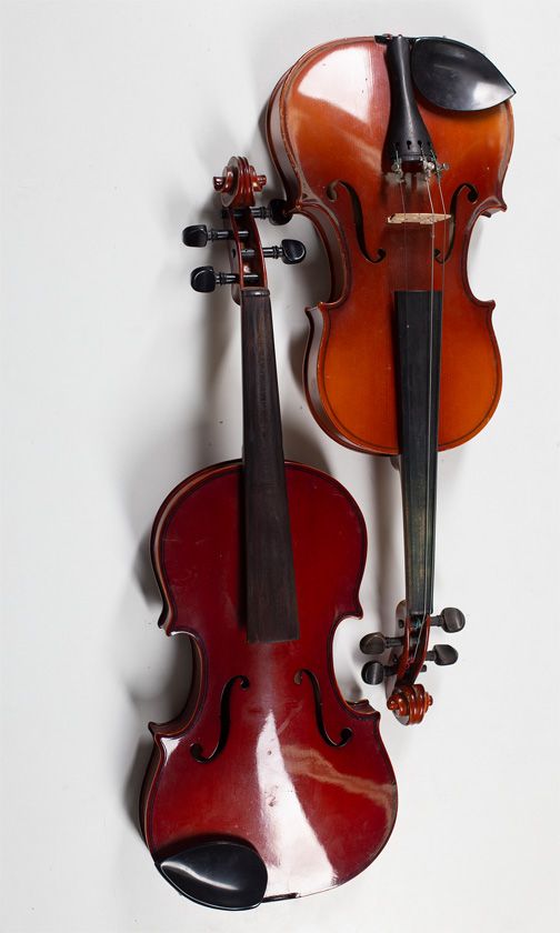 Two violins