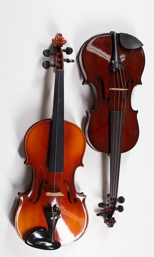 Two violins