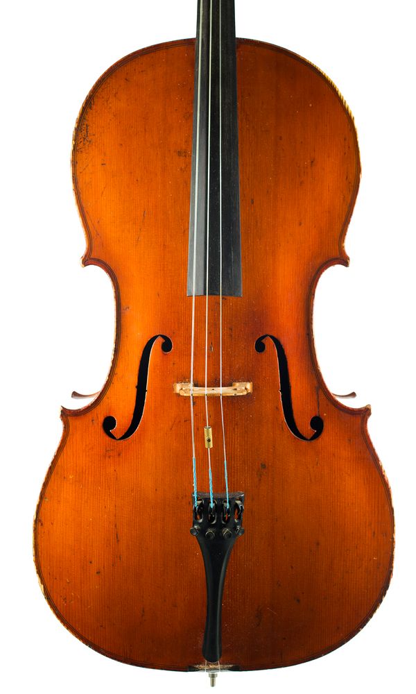 A cello, Workshop of Carl Meyer, Voigtland, early 20th Century