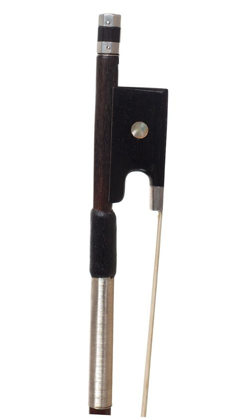 A silver-mounted violin bow