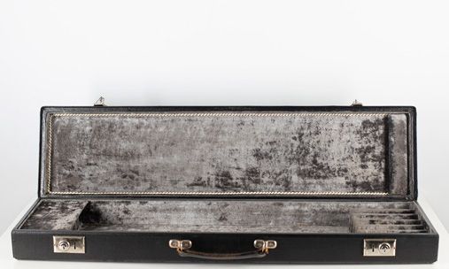 A bass bow case with space for six bows
