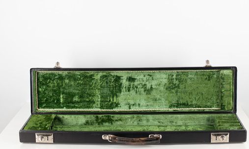 A cello bow case with space for six bows