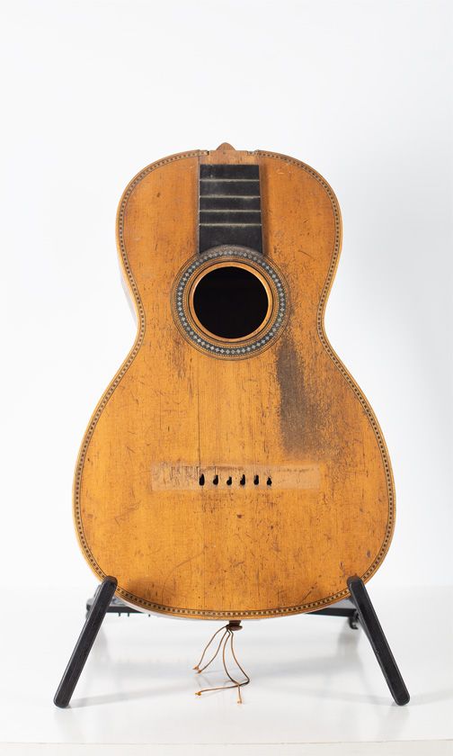 A parlour guitar