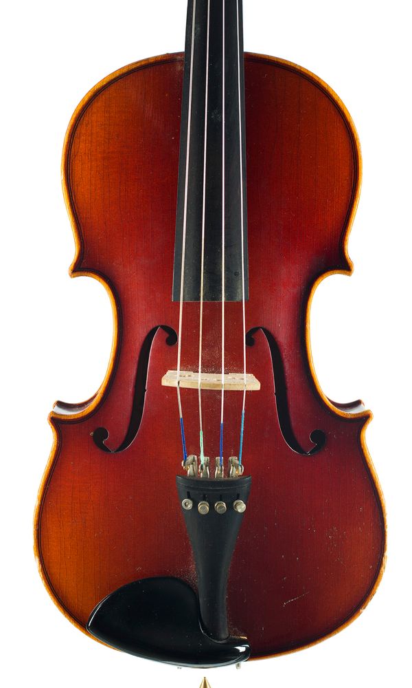 A viola, labelled Musikinstrumentenfabrik, Reghin