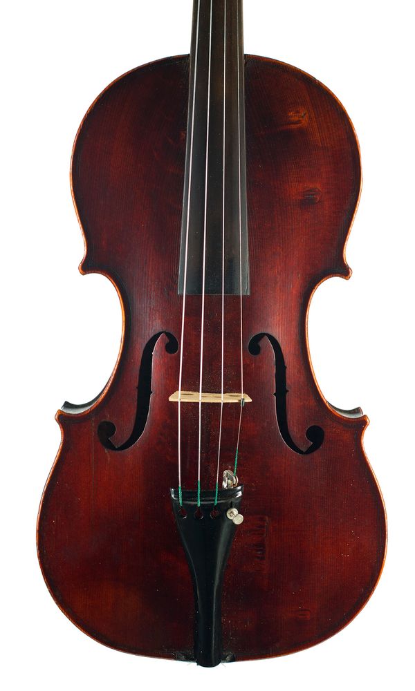 A violin, branded WSB