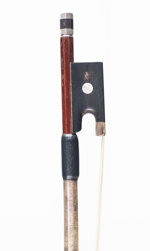 A silver-mounted violin bow