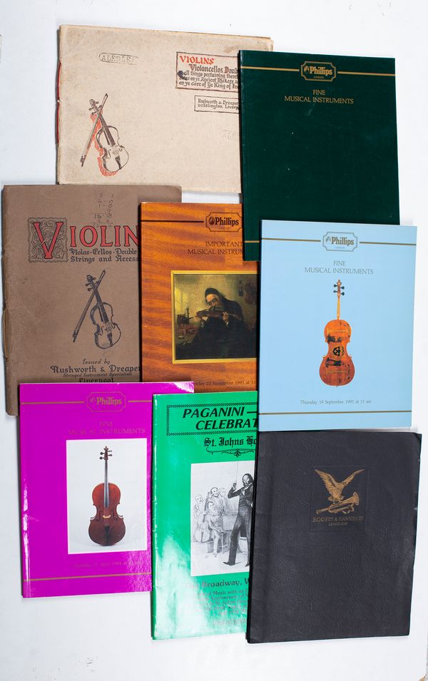 A selection of eight catalogues