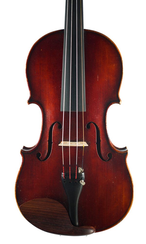 A violin by Hugh W. Cooper, Glasgow, 1908