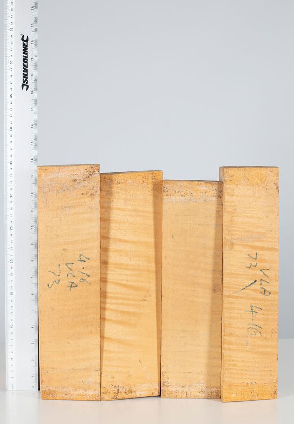 Four neck blocks, maple