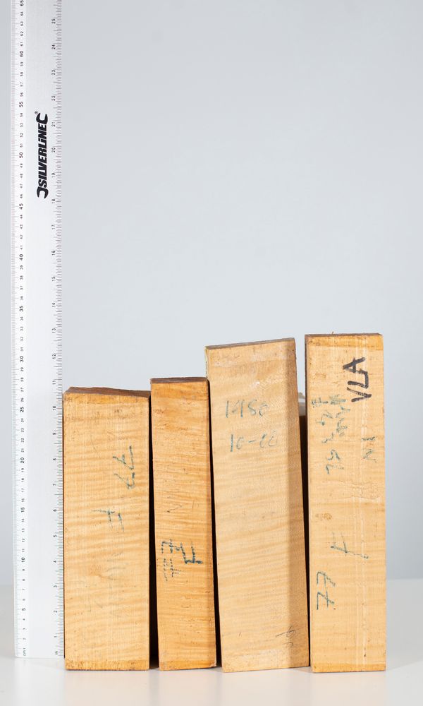 Four neck blocks, maple