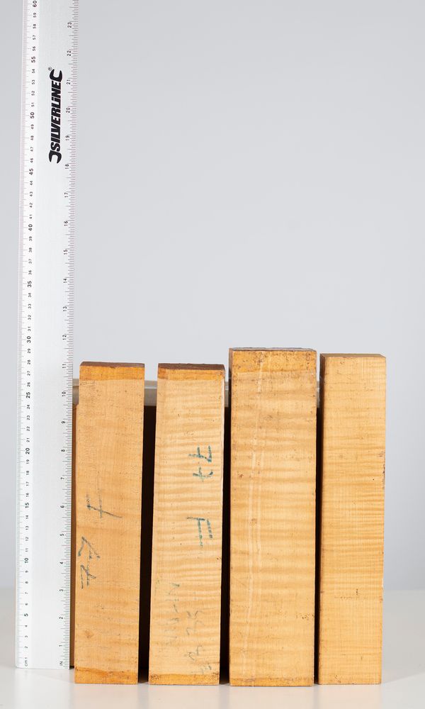 Four neck blocks, maple