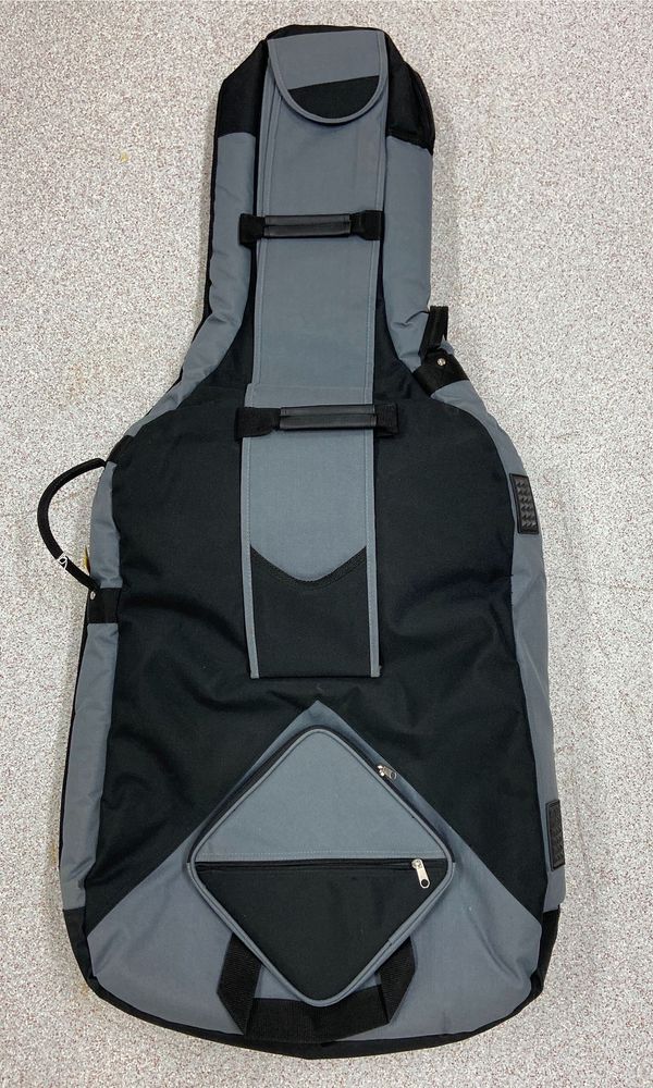 A soft cover cello case