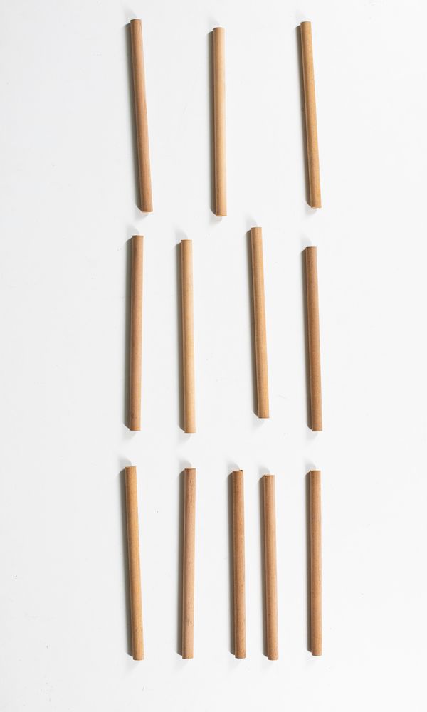 Twelve cello soundposts