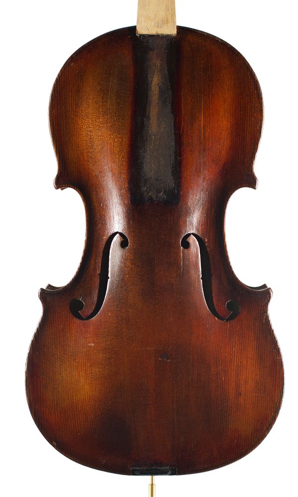 A violin, labelled copie de George Cloz