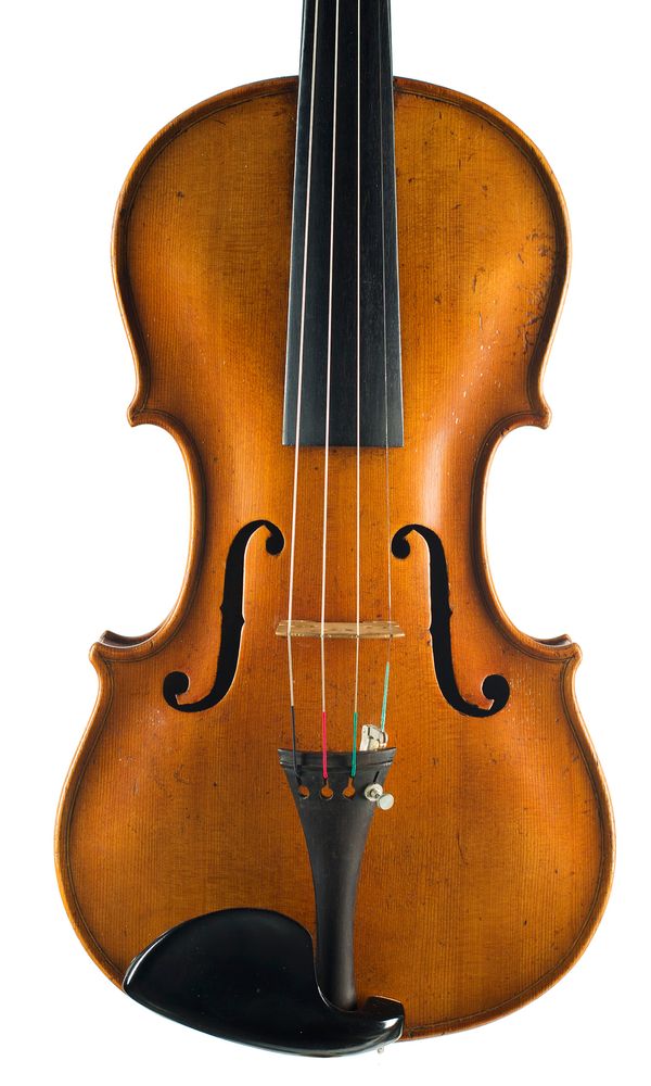 A violin, labelled Vuillaume a Paris