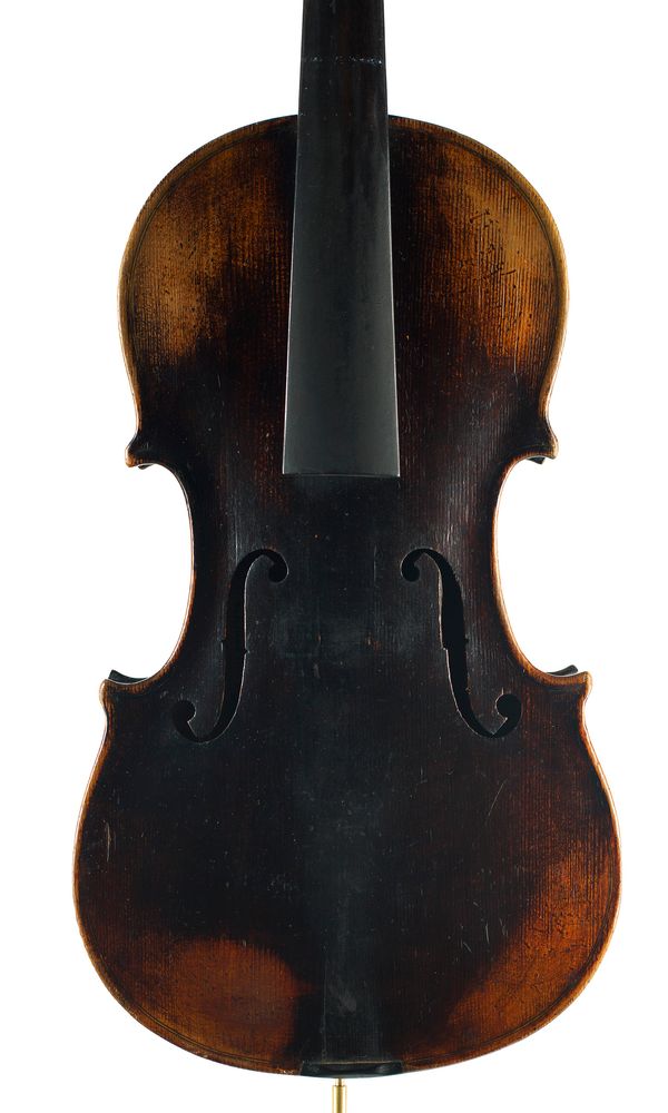 A violin, labelled Andreas Köhler Voigtland