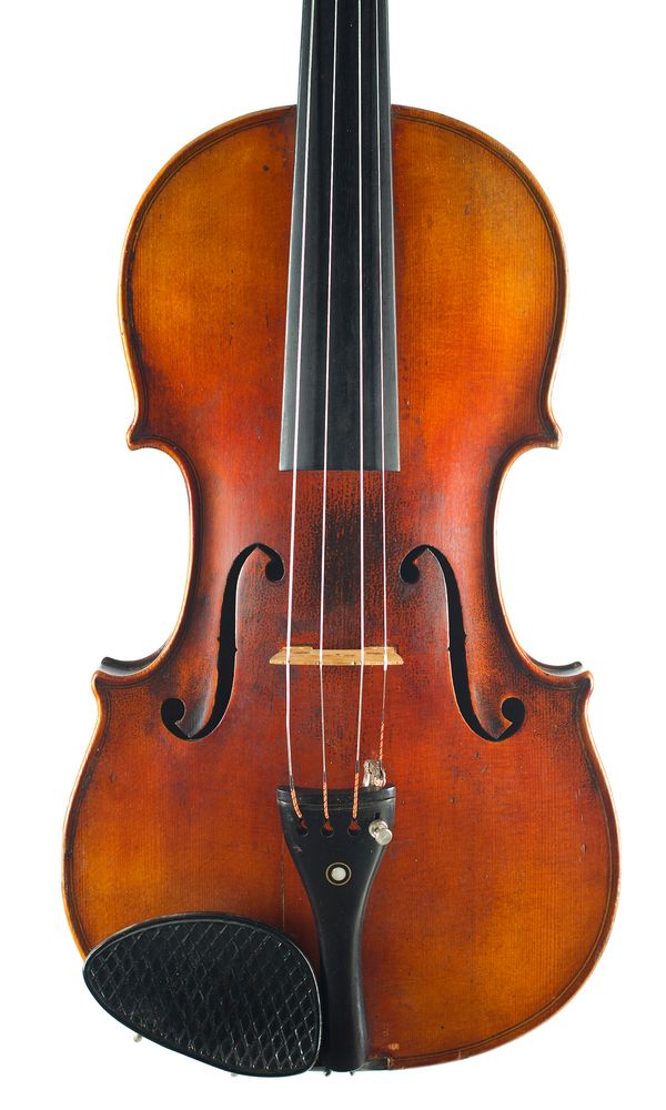 A violin, labelled Vuillaume a Paris