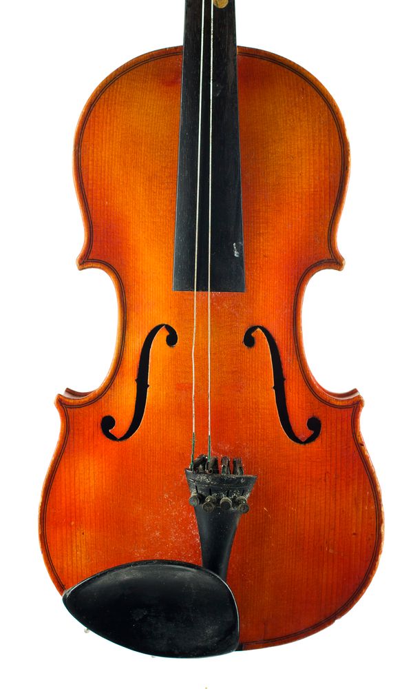 A child's violin labelled Antonius Stradivarius