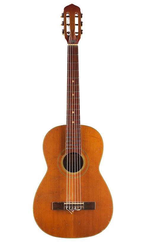 A Suzuki acoustic guitar