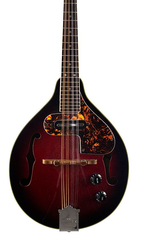 A Samick electro-acoustic mandolin