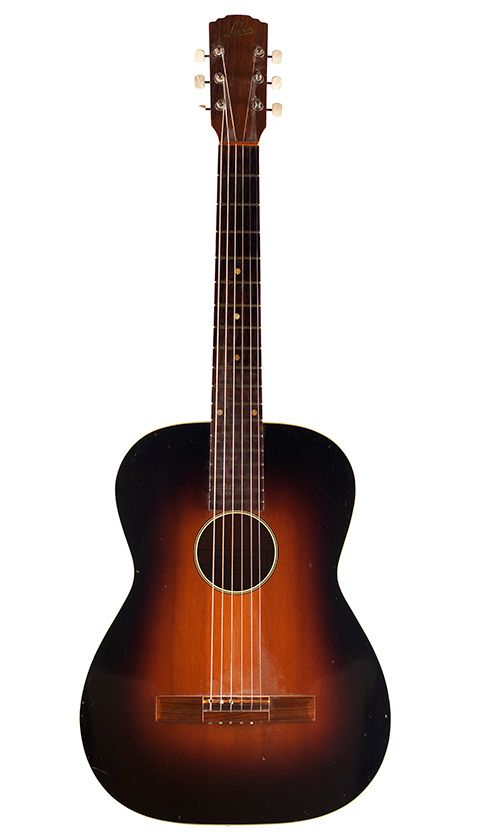 A Levin 123 acoustic guitar