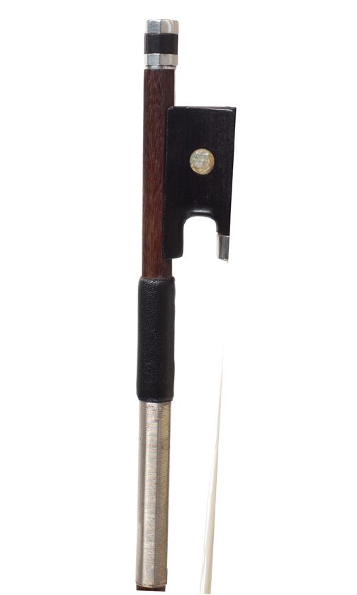 A silver-mounted violin bow by François Lupot II, France