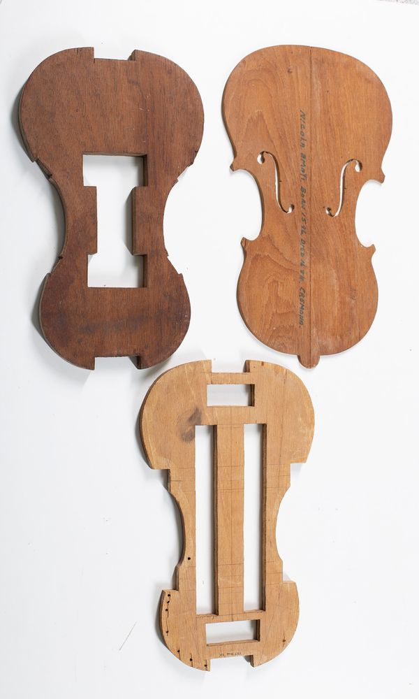 Five violin templates