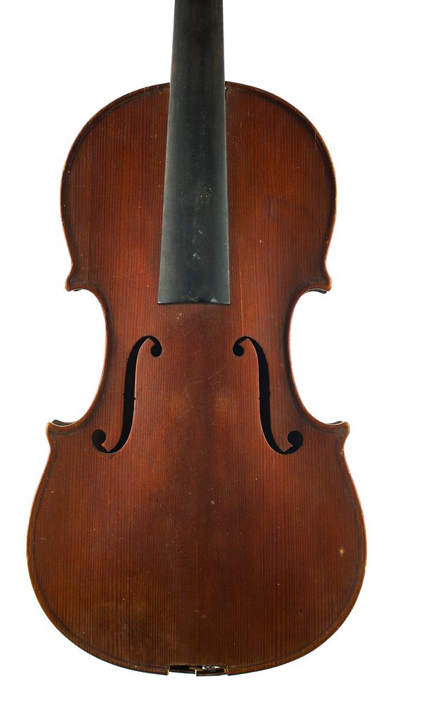 A violin labelled Fra Agostini