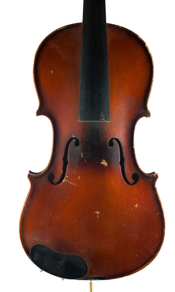 A child's violin labelled Nicolaus Amatus