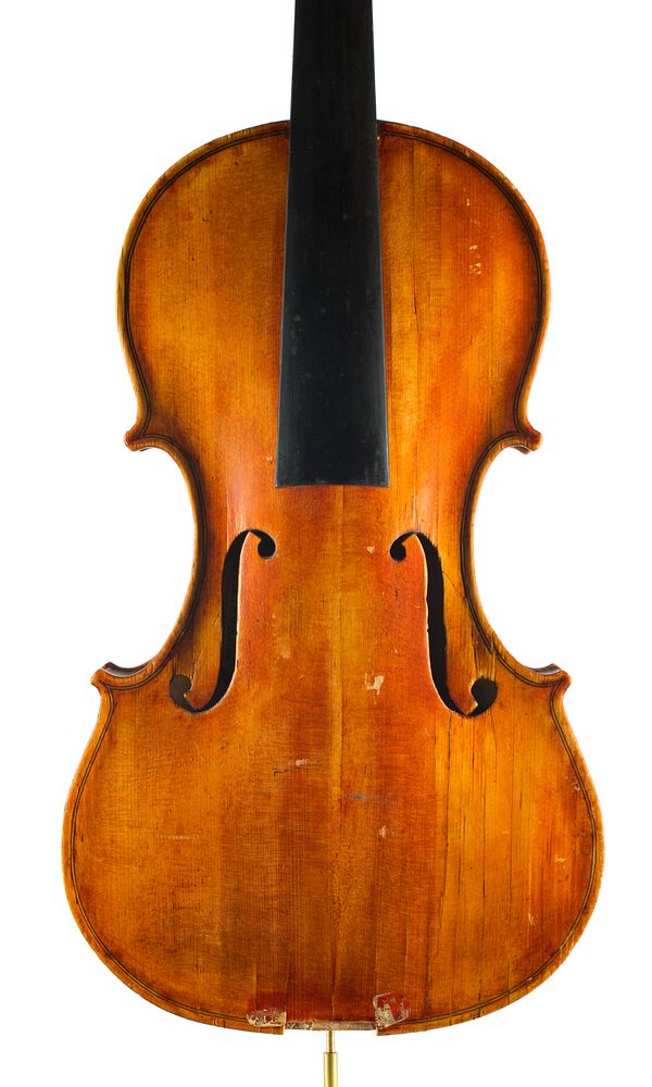A violin, labelled H. Nijkamp Jr