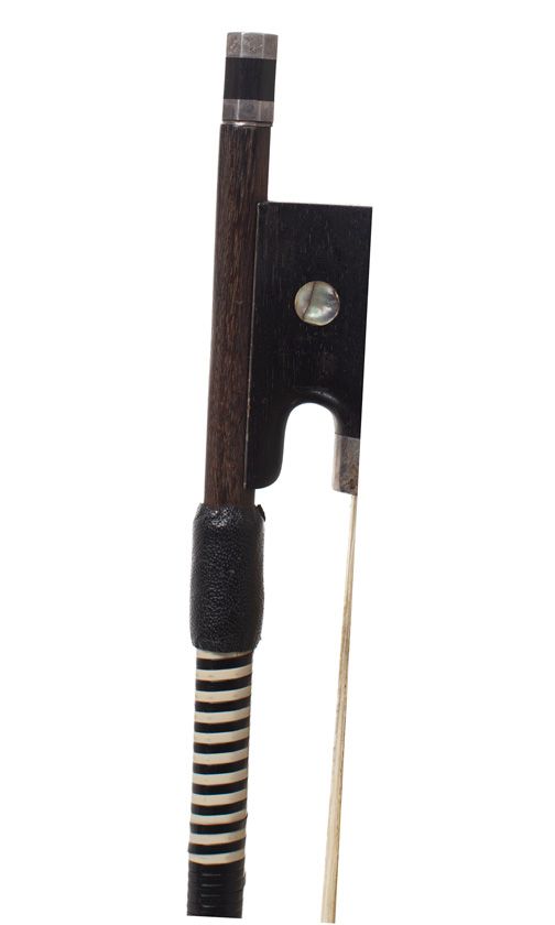 A silver-mounted violin bow