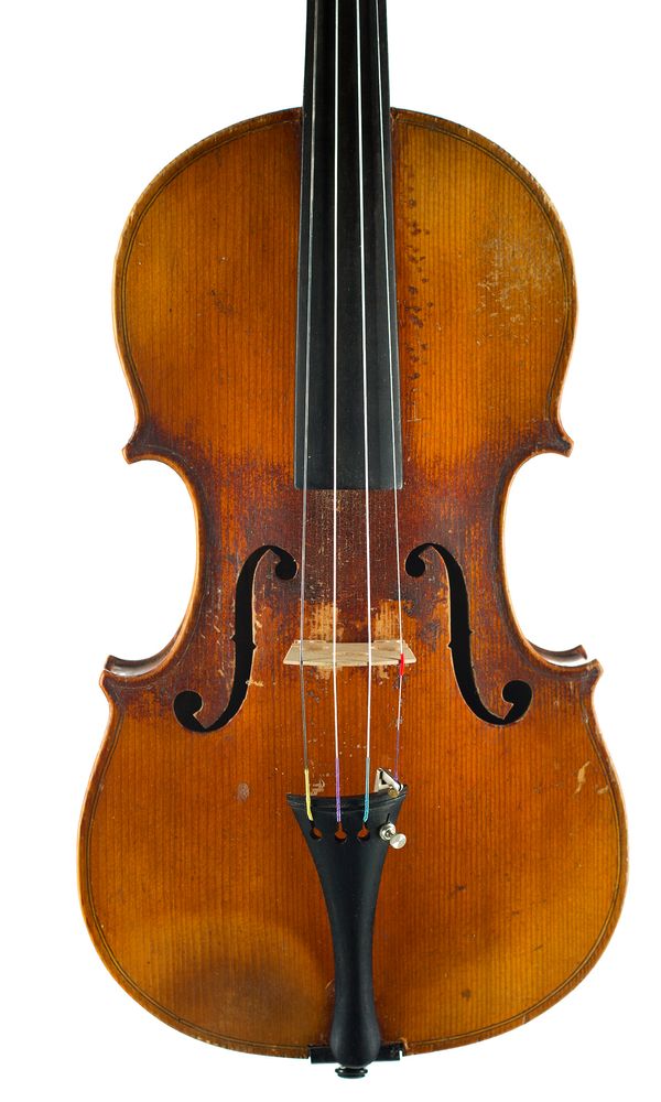 A violin labelled Copie de Antonius Stradivarius