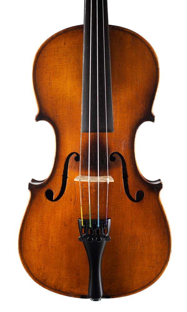 A small violin labelled The School Violin
