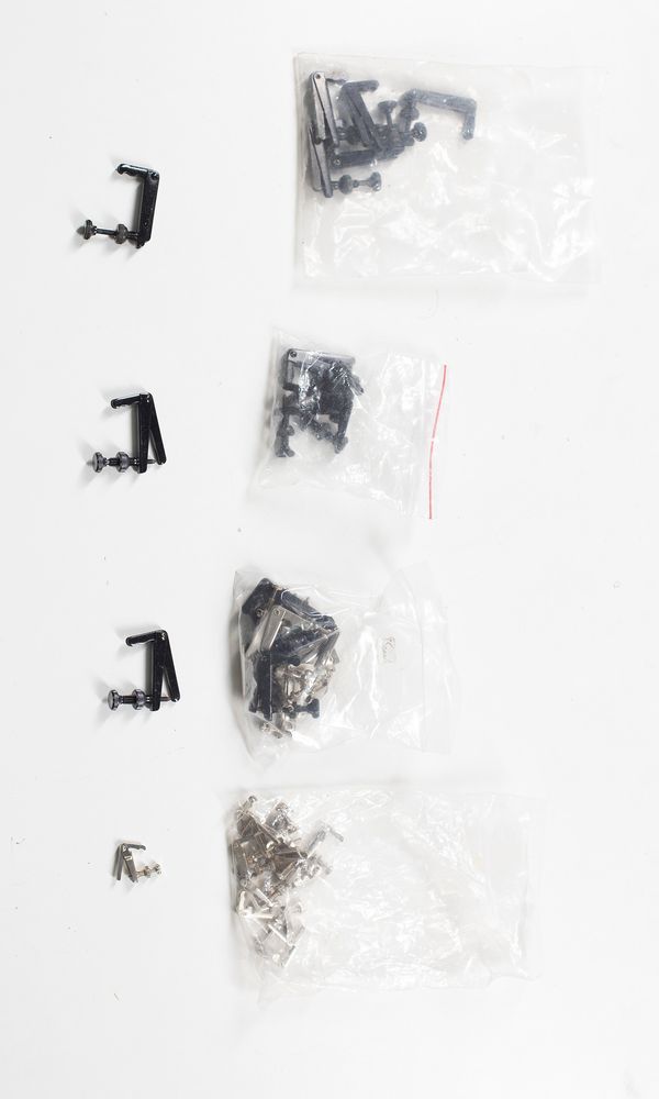 A quantity of fine tuners, various sizes