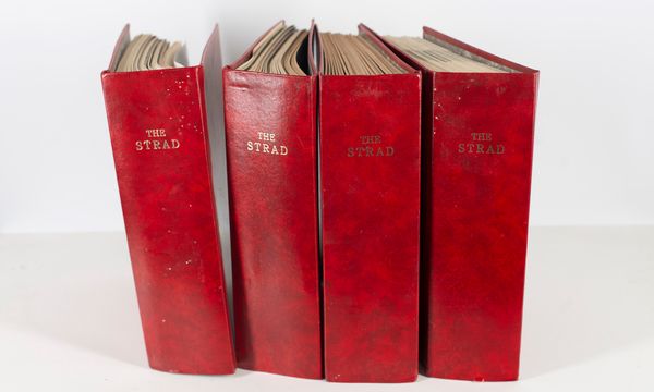 Four sets of bound The Strad magazines