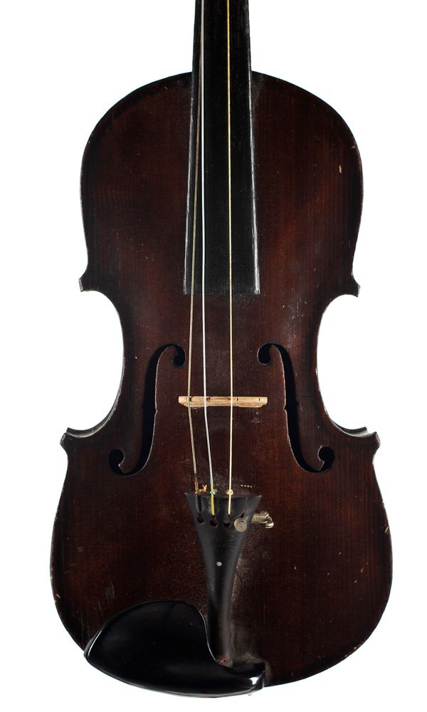 A violin, labelled Remenyi