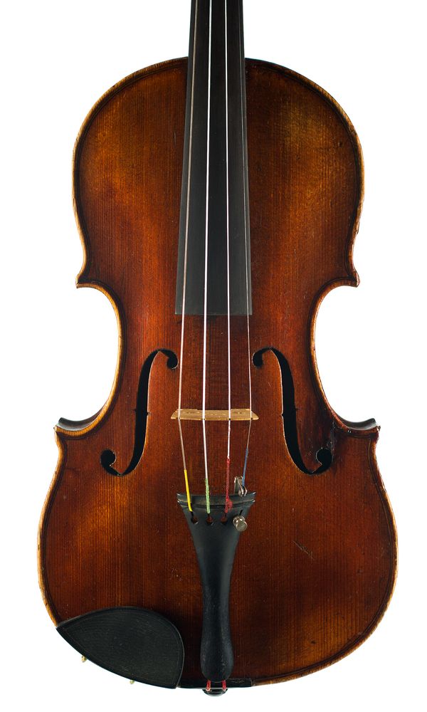 A violin, branded Salzard
