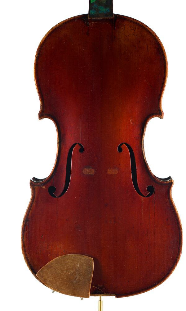 A violin by Charles Brugere, France, 20th Century