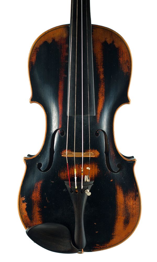 A violin labelled Jacobus Stainer