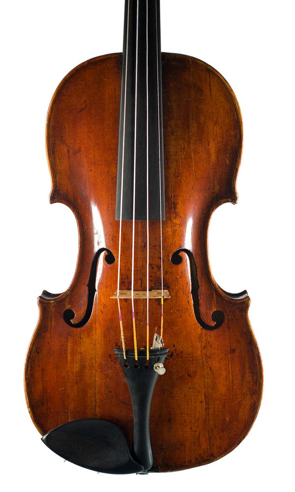 A violin labelled Jacobus Stainer