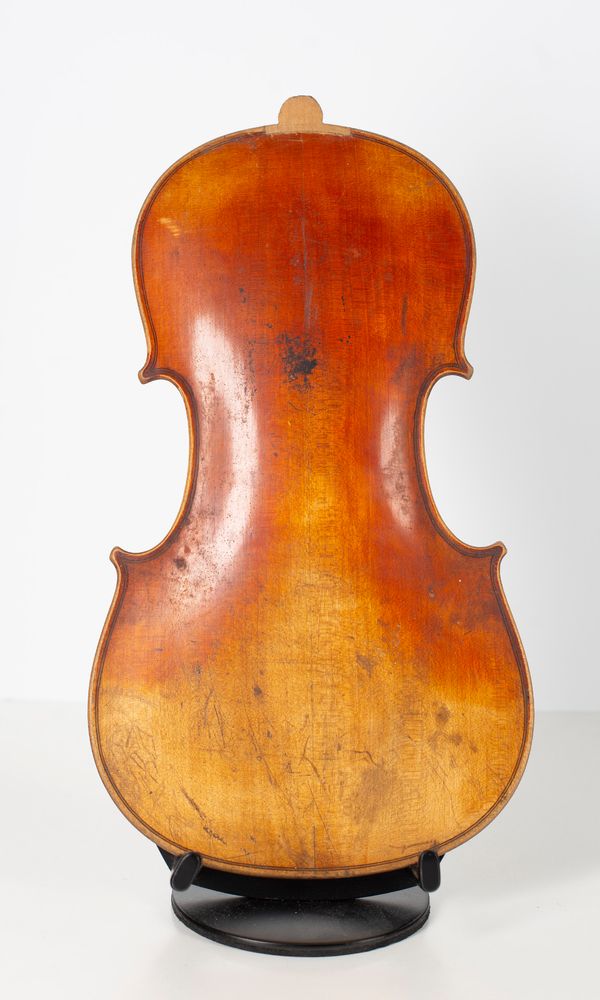 A violin back