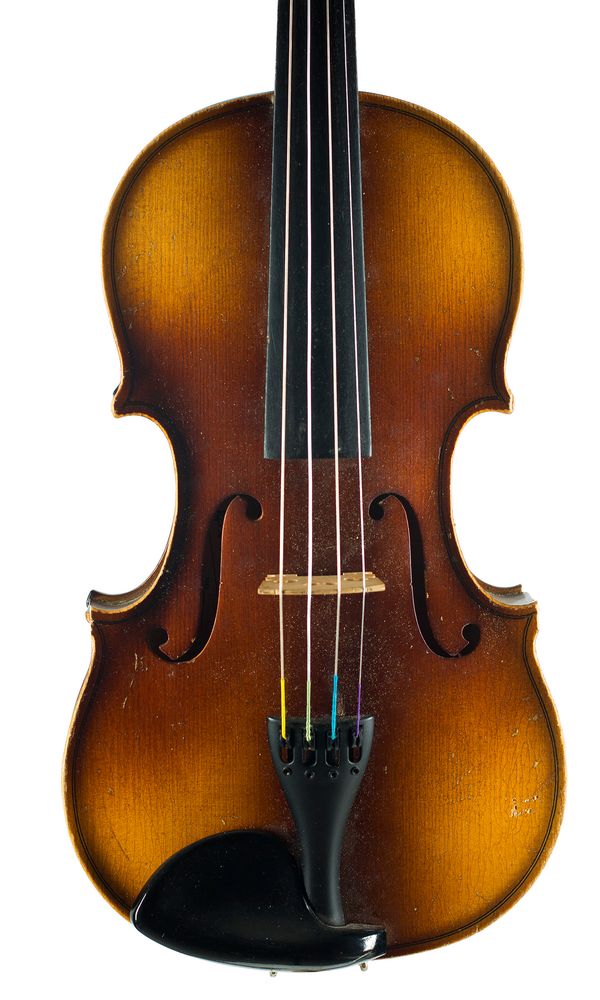 A violin, labelled Berini