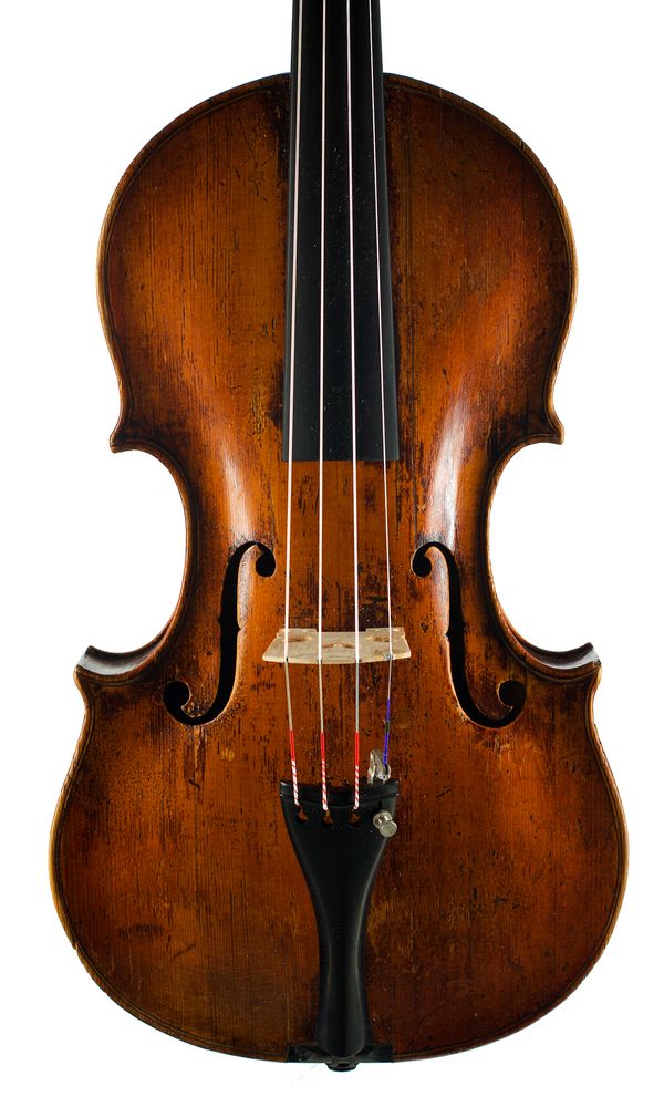 A violin, probably by Wolfgang Nicolaus Tresselt, Breitenbach, 1757