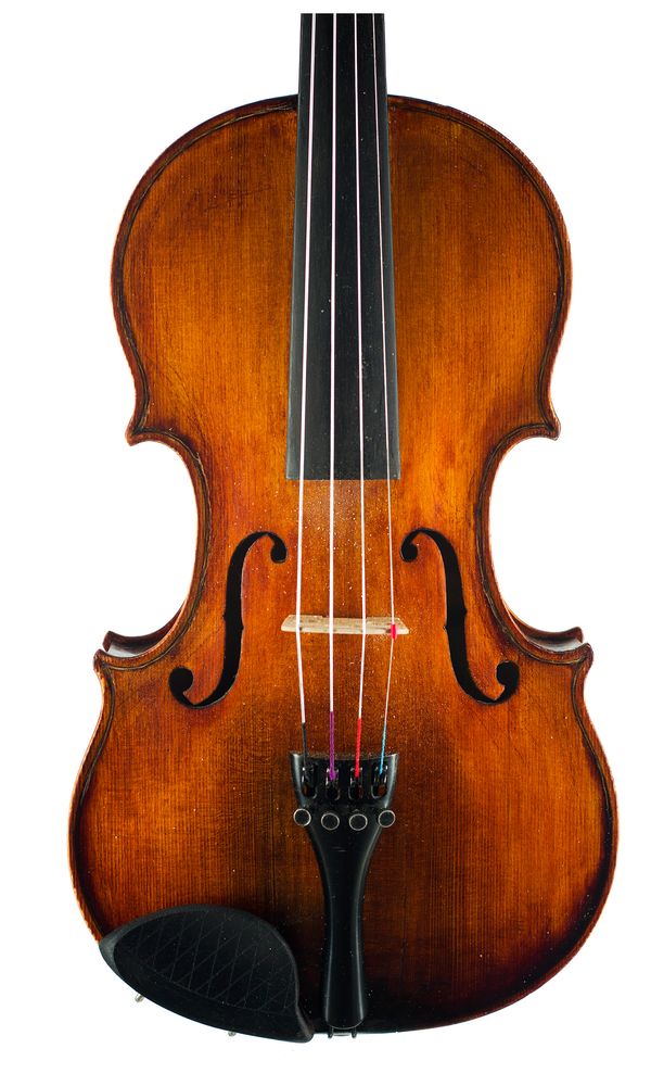A violin, labelled Concertino