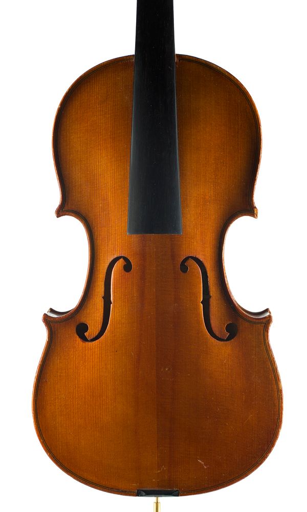 A violin, labelled Sarasate