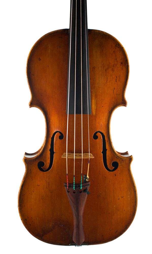 A viola, signed internally