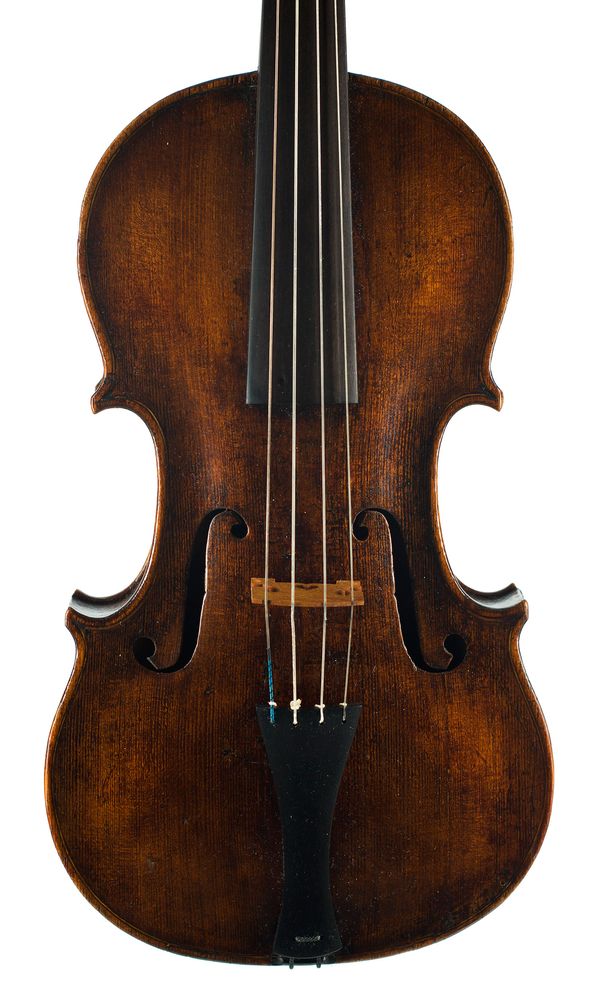 A violin, labelled Gulielmus Taylor